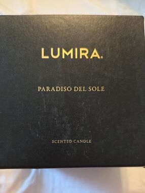 Paradiso Del Sole Scented Candle — Black & Gold